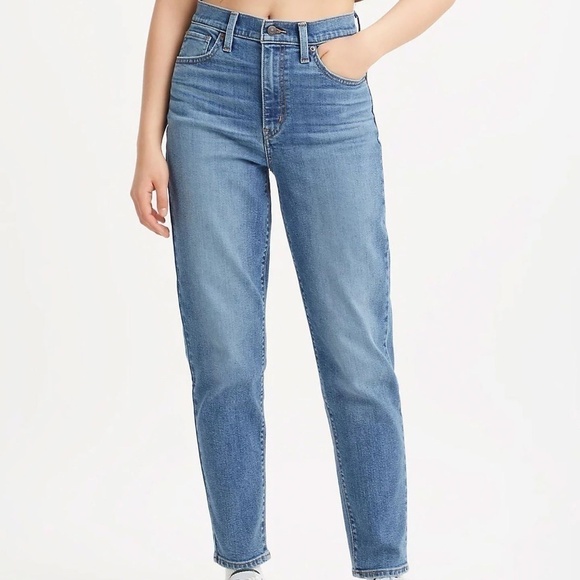 Levi's High Waisted Tapered Mom Jeans SZ 30 - Picture 8 of 8